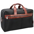 Mckleinusa McKlein USA 79115 21 in. U Series Wellington Nylon Two-Tone Dual-Compartment Laptop & Tablet Carry-All Duffel Bag; Black 79115